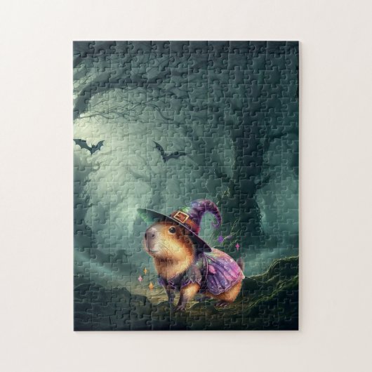 Niedliche und witzige Halloween Capybara Puzzle (Vertikal)