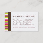 Niedliche und wunderliche visitenkarte (Rückseite)