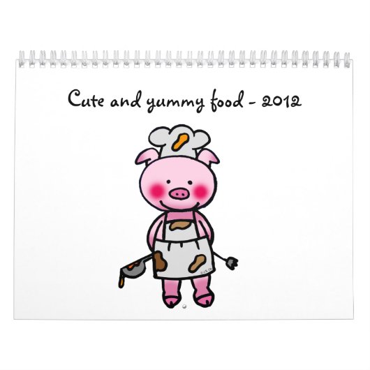 niedliche und yummy Nahrung - 2012 Kalender (Titelbild)