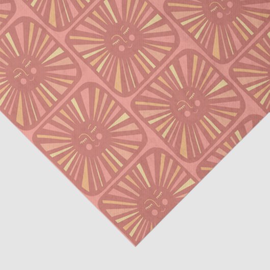 Niedliche und zauberhafte Sonnencreme Seidenpapier (Detail)