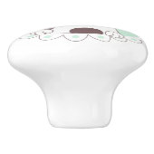 Niedliche Unicat Keramikknauf (Seitenansicht)