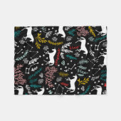 Niedliche Unicorn-Decke Fleecedecke (Vorderseite (Horizontal))