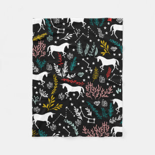 Niedliche Unicorn-Decke Fleecedecke