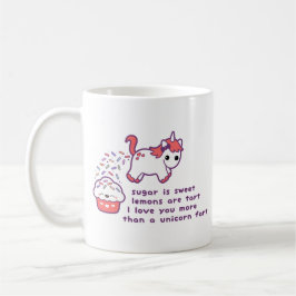 Niedliche Unicorn-Furz Kaffeetasse