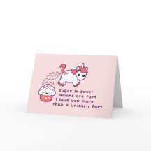 Niedliche Unicorn-Furz