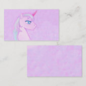 niedliche Unicorn Geschäfts-Karte Visitenkarte (Vorne/Hinten)
