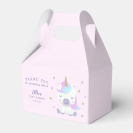 Niedliche Unicorn Kinderdusche Vielen Dank Geschenkschachtel