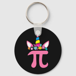Niedliche Unicorn Pi Math Pun Pi Day Mathematik Wi Schlüsselanhänger