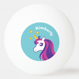 Niedliche Unicorn Ping pong Bälle für Tischtenni Tischtennisball