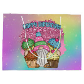 niedliche Unisex Große Geschenktüte (Rückseite)