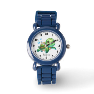 Niedliche unisex Seepferd Liebhaber hinzufügen Armbanduhr