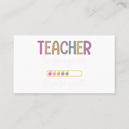 Niedliche Unterstützung der kleinen Hände bei der Visitenkarte (Vorderseite)