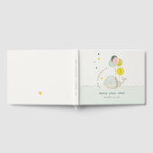 Niedliche Unterwasserballon Herzwale Kindergeburts Gästebuch (Voll)