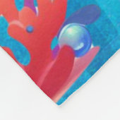 Niedliche Unterwassermedaille Fleecedecke (Ecke)