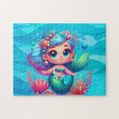 Niedliche Unterwassermedaille Puzzle (Horizontal)