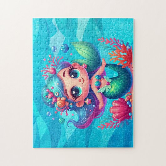 Niedliche Unterwassermedaille Puzzle (Vertikal)