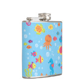 Niedliche Unterwasserwelt Flachmann (Rechts)