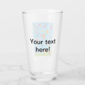 Niedliche Unterwasserwelt Glas (Rückseite)
