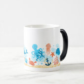 Niedliche Unterwasserwelt. Meeresleben. Aquatic Verwandlungstasse (VorderseiteRechts)