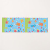 Niedliche Unterwasserwelt Yogamatte (Vorderseite (Horizontal))