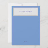 Niedliche Urlaubskarte Feiertagskarte (Rückseite)