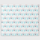 Niedliche Urlaubssanken Geschenkpapier (Flach)