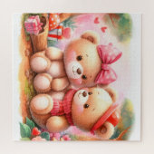 Niedliche Valentinbären Puzzle (Horizontal)