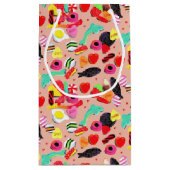 Niedliche Valentine, du bist so süß-pinkfarbene Sü Kleine Geschenktüte (Rückseite)