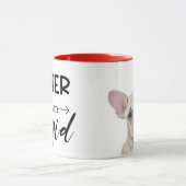 Niedliche Valentine Ever von deinem französischen  Tasse (Zentrum)