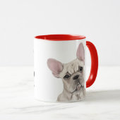 Niedliche Valentine Ever von deinem französischen  Tasse (VorderseiteRechts)