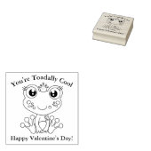 Niedliche Valentine Frog Hearts Gummistempel (Stempel)