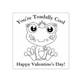 Niedliche Valentine Frog Hearts Gummistempel (Prägung)