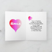 Niedliche Valentine-Hundekarte Feiertagskarte (Innenseite)