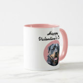 Niedliche Valentine je von Ihrem Rottweiler Tasse (VorderseiteRechts)