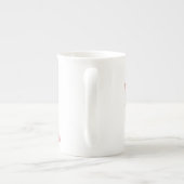 Niedliche Valentine Kitten, Liebe Katzen Porzellantasse (Rückseite)