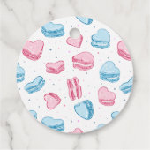 Niedliche Valentine Macarons Herz-Geschlechtsverke Geschenkanhänger (Rückseite)