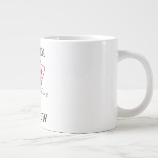 niedliche Valentine, süß für Paare Jumbo-Tasse (Rechts)