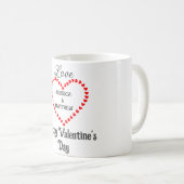 niedliche Valentine, süß für Paare Kaffeetasse (VorderseiteRechts)