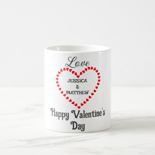 niedliche Valentine, süß für Paare Kaffeetasse (Mittel)