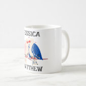 niedliche Valentine, süß für Paare Kaffeetasse (VorderseiteRechts)