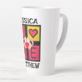 niedliche Valentine, süß für Paare Milchtasse (Rechte Ecke)