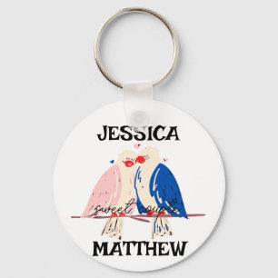niedliche Valentine, süß für Paare Schlüsselanhänger