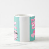 Niedliche Valentinerkatze Kaffeetasse (Mittel)