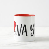 niedliche Valentinische Lavastraße Tasse (Zentrum)