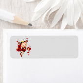 Niedliche Valentinische Rote Biene und Herz (Insitu)