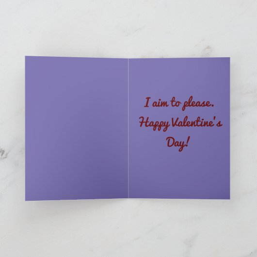 Niedliche Valentinkarte Feiertagskarte (Innenseite)