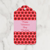Niedliche Valentinstag-Biene Geschenkanhänger (Rückseite)