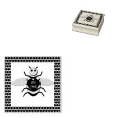 Niedliche Valentinstag-Biene Gummistempel (Stempel)