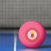 Niedliche Valentinstag-Biene Tischtennisball (Netto)