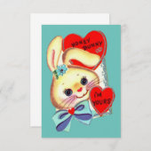 Niedliche Valentinstag-Karte Dankeskarte (Vorne/Hinten)